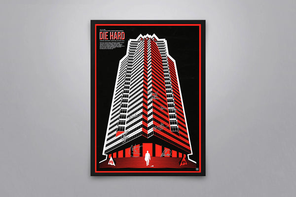 Die Hard Signed Poster with COA