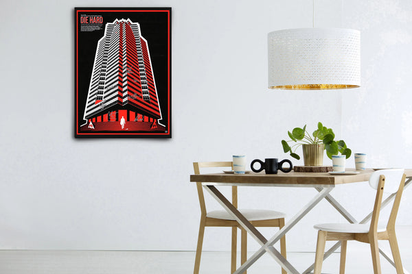 Die Hard Signed Poster with COA