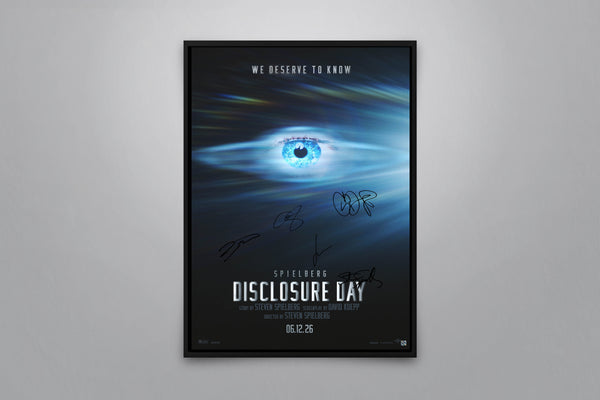Disclosure Day Signed Poster with COA
