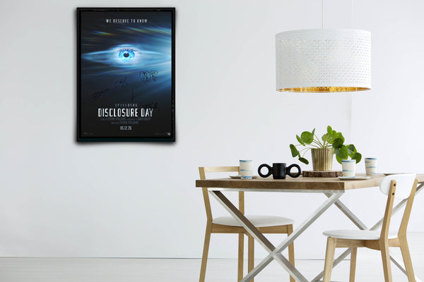 Disclosure Day Signed Poster with COA