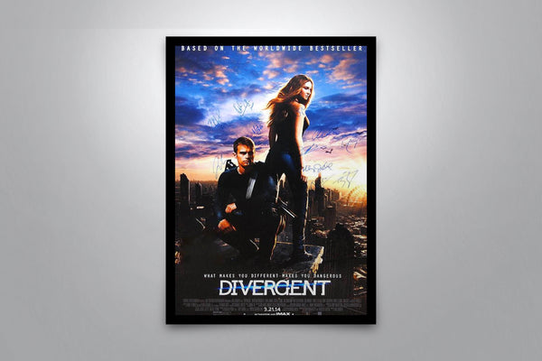 Divergent Autographed Poster Collection