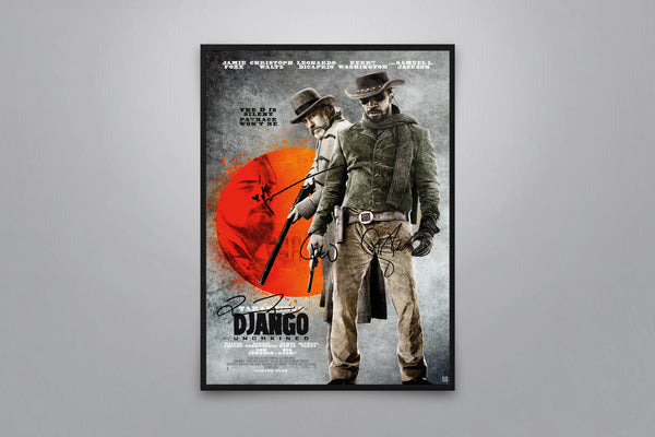 Django Unchained Signed Poster with COA