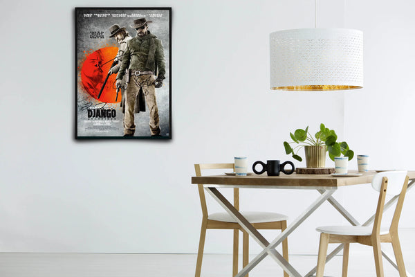 Django Unchained Signed Poster with COA