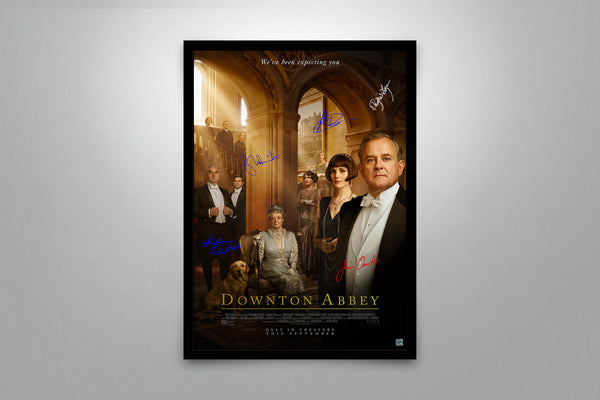 Downton Abbey Movie Signed Poster with COA