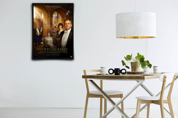 Downton Abbey Movie Signed Poster with COA