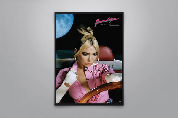 Dua Lipa: Future Nostalgia Signed Poster with COA