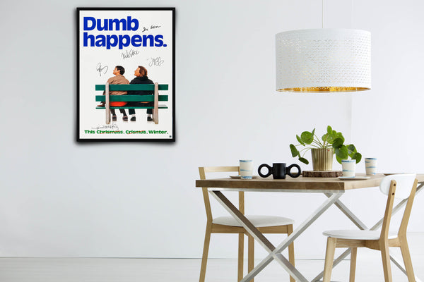 Dumb and Dumber Signed Poster with COA
