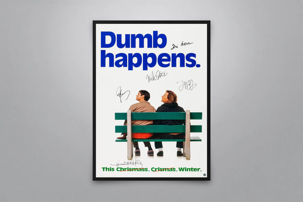 Dumb and Dumber Signed Poster with COA