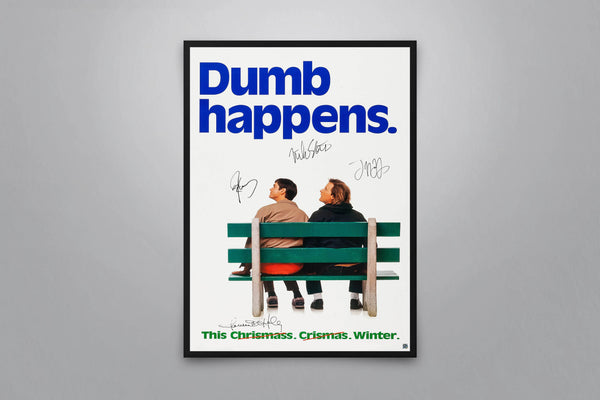 Dumb and Dumber Signed Poster with COA