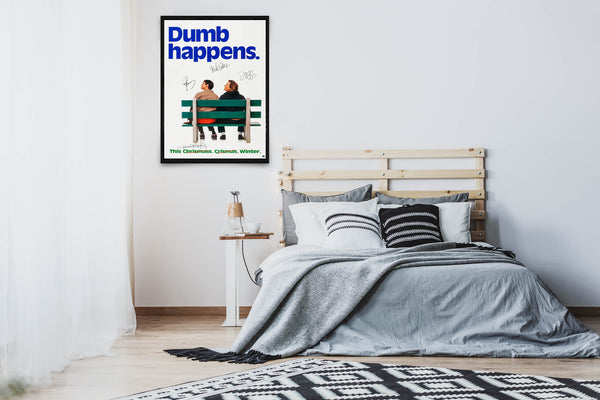Dumb and Dumber Signed Poster with COA