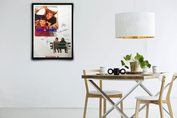 Dumb and Dumber Signed Poster with COA
