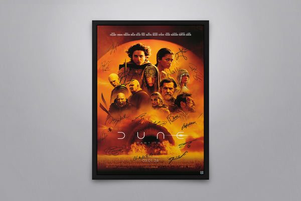 Dune: Part Two - Signed Poster + COA