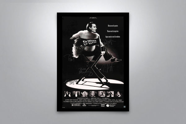 Ed Wood Signed Poster with COA