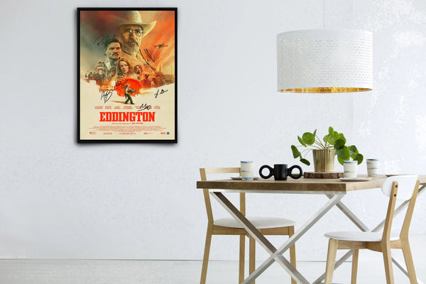 Eddington Signed Poster with COA