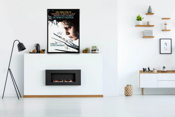 Edward Scissorhands Signed Poster with COA