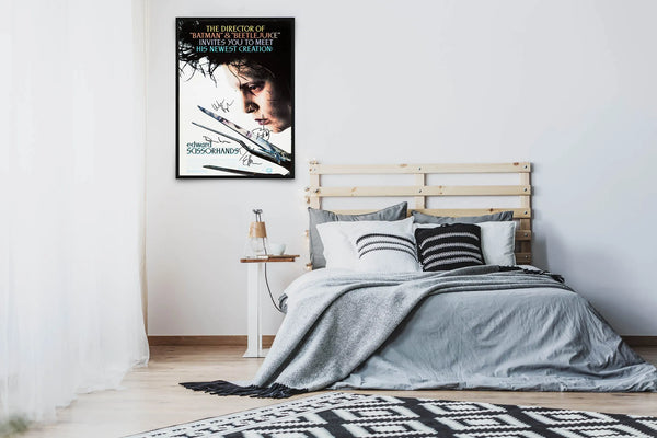 Edward Scissorhands Signed Poster with COA