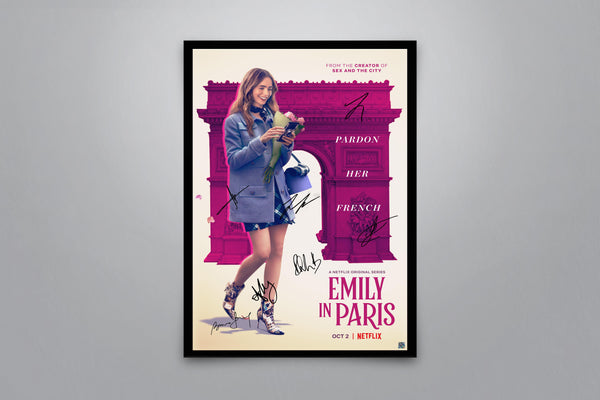 Emily in Paris - Signed Poster + COA