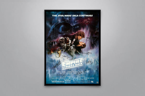 Star Wars: Episode V - The Empire Strikes Back Signed Poster with COA