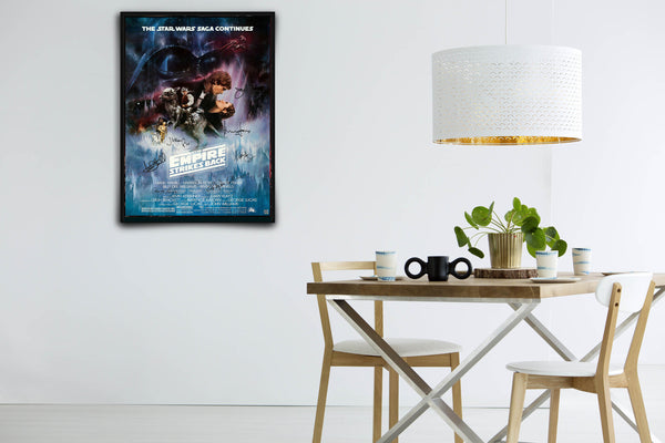 Star Wars: Episode V - The Empire Strikes Back Signed Poster with COA