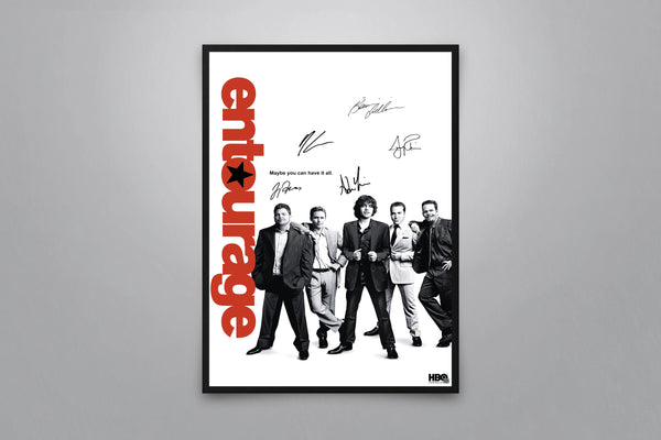 Entourage Signed Poster with COA