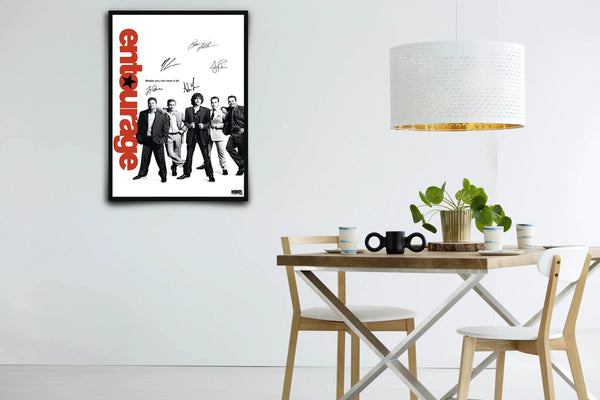 Entourage Signed Poster with COA