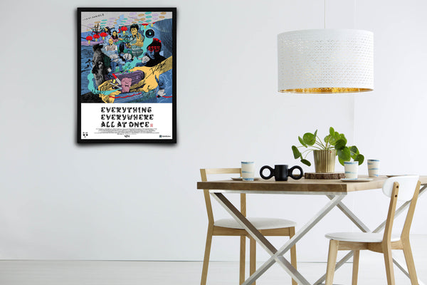 Everything Everywhere All at Once Signed Poster with COA