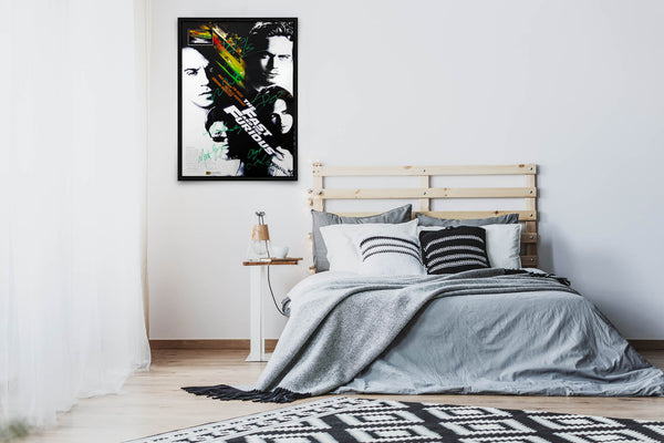 The Fast and the Furious Signed Poster with COA