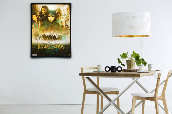 The Lord of the Rings: The Fellowship of the Ring Signed Poster with COA