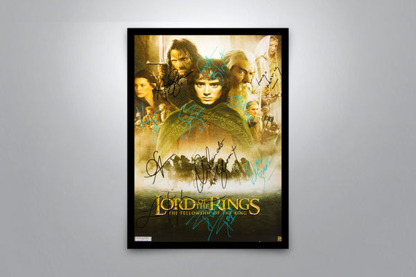The Lord of the Rings: The Fellowship of the Ring Signed Poster with COA