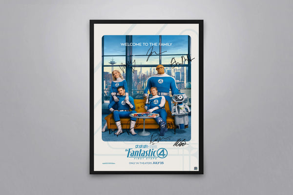 The Fantastic 4: First Steps Signed Poster with COA