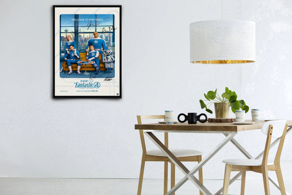 The Fantastic 4: First Steps Signed Poster with COA