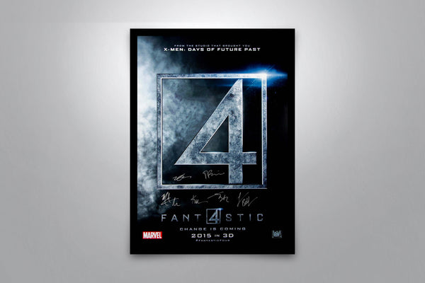 Fantastic Four Signed Poster with COA