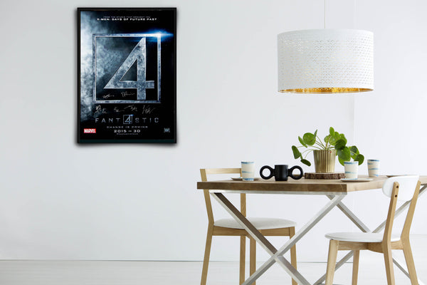 Fantastic Four Signed Poster with COA