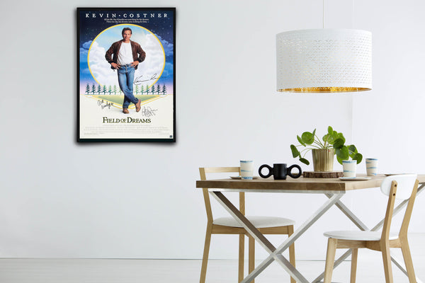Field Of Dreams Signed Poster with COA