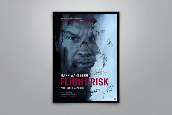 Flight Risk Signed Poster with COA