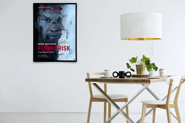 Flight Risk Signed Poster with COA