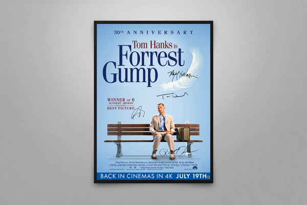 Forrest Gump 30th Anniversary Signed Poster with COA