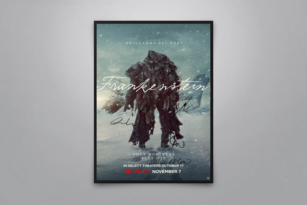 Frankenstein Signed Poster with COA