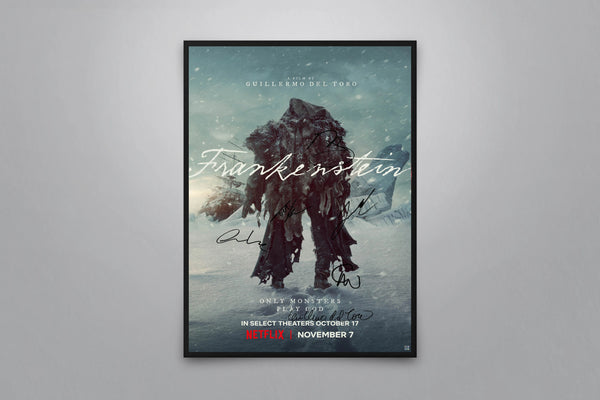 Frankenstein Signed Poster with COA