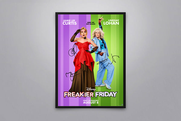 Freakier Friday Signed Poster with COA
