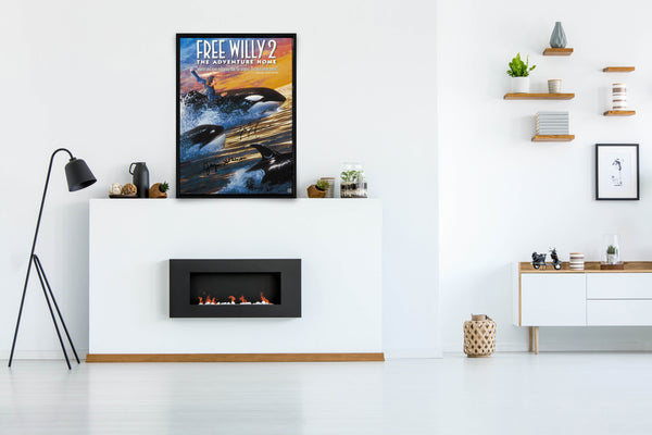 Free Willy 2: The Adventure Home Signed Poster with COA