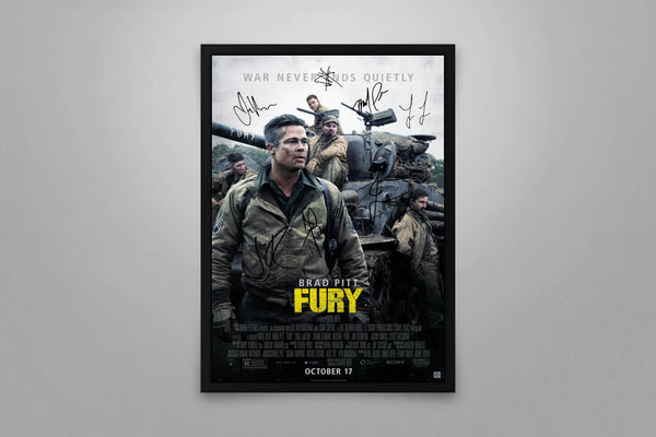 Fury Signed Poster with COA