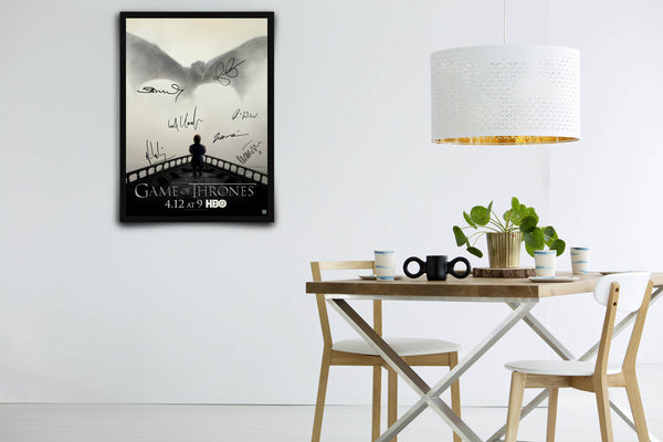 Game of Thrones Signed Poster with COA