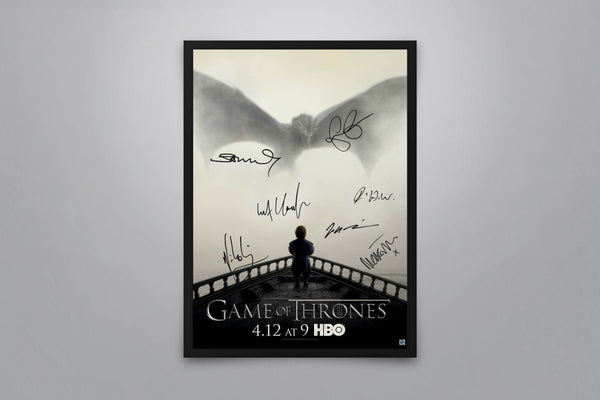 Game of Thrones Signed Poster with COA