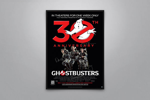 Ghostbusters: 30th Anniversary Signed Poster with COA