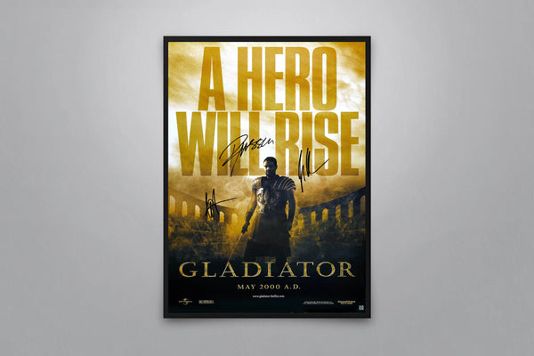 Gladiator Signed Poster with COA