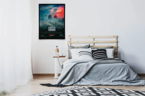 Godzilla vs. Kong Signed Poster with COA