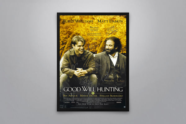 Good Will Hunting Signed Poster with COA
