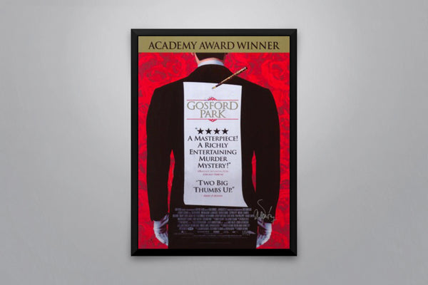 Gosford Park Signed Poster with COA