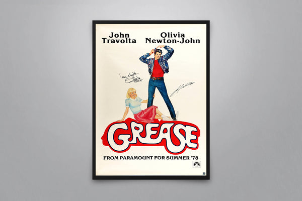 Grease Signed Poster with COA